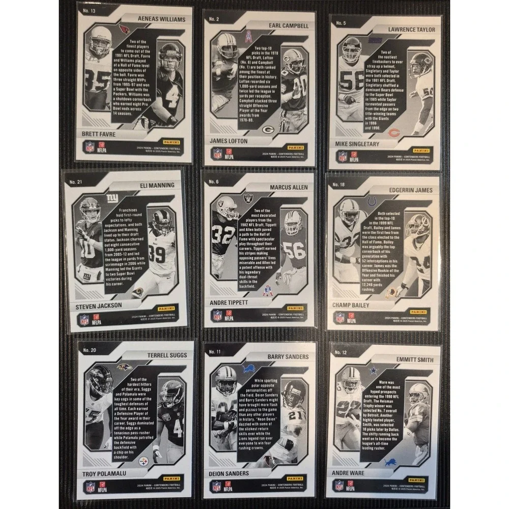 N/A these cards
